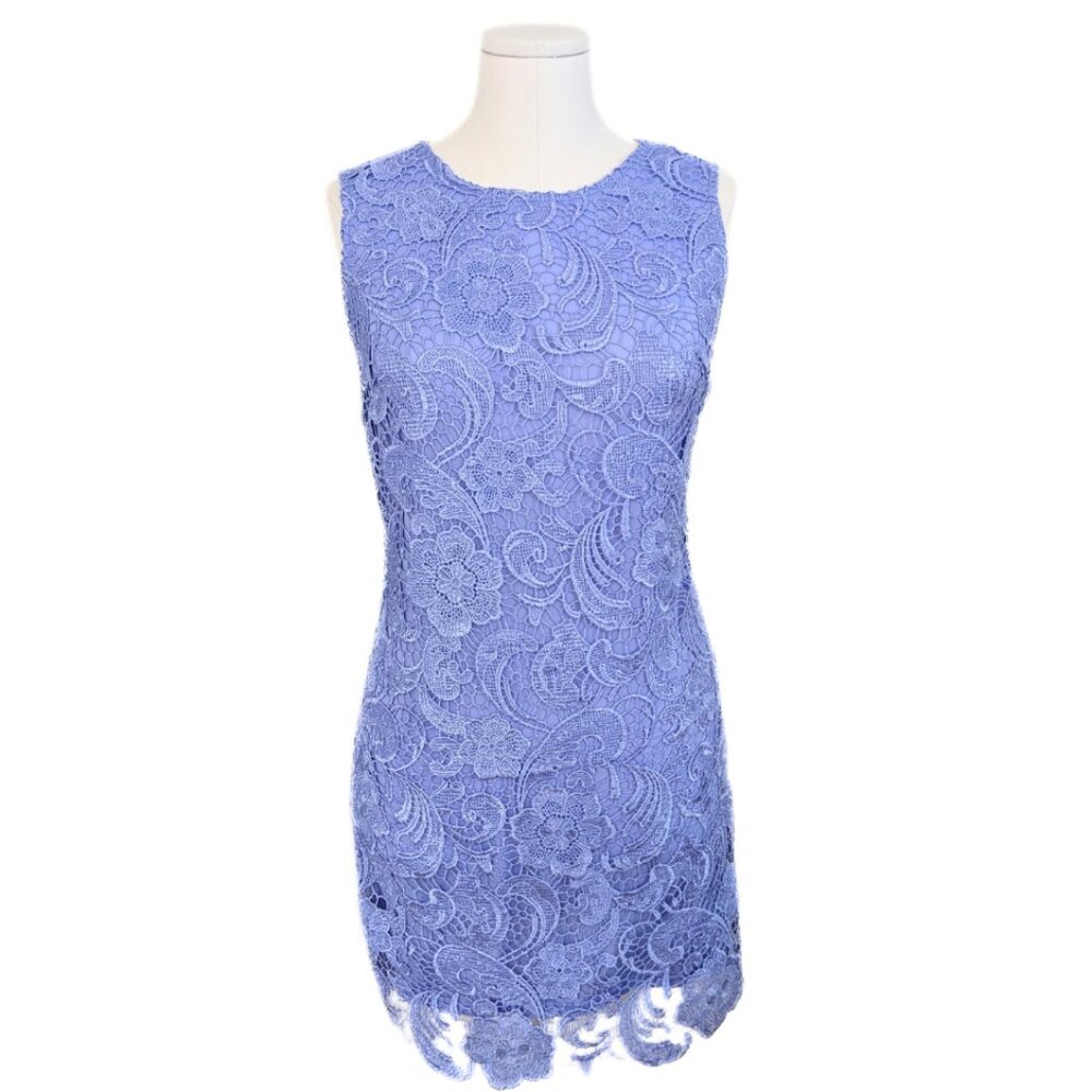 💫Host Pick!💫 Periwinkle Lace Party Dress Glam Pastel Purple Sleeveless Small